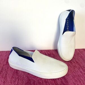 Rothy’s The Original Slip On Sneakers White Size 7.5